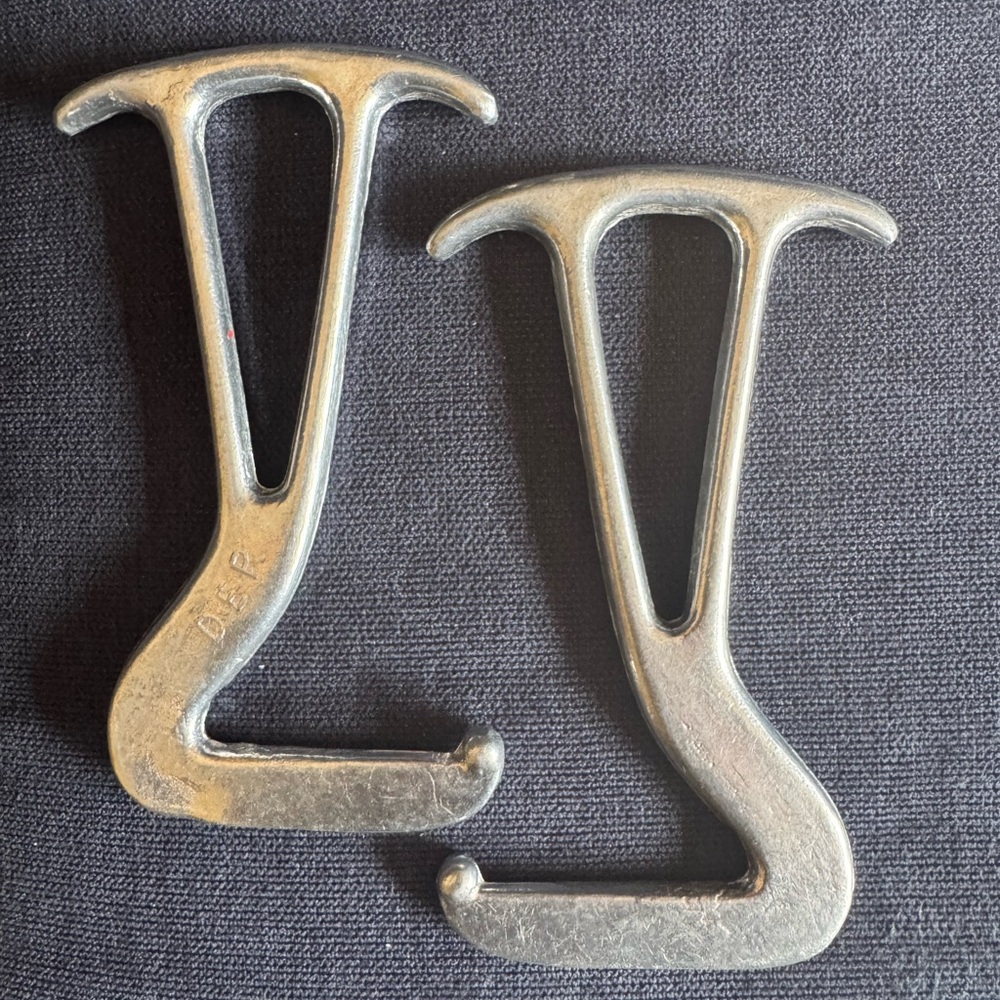 VTG metal boot pulls “boot hooks” assist fl-tall riding boots or military boots